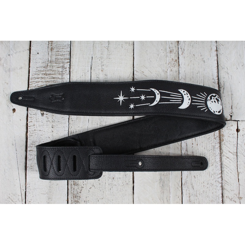 levy-s-mg317nl-002-night-life-series-guitar-strap-glow-in-the-dark-moon-and-stars Levy's MG317NL-002 Night Life Series Guitar Strap Glow in the Dark Moon and Stars