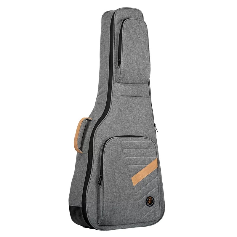 ortega-ogbdn-dlx-gy-gray-deluxe-dreadnought-guitar-gig-bag Ortega OGBDN-DLX-GY Gray Deluxe Dreadnought Guitar Gig Bag