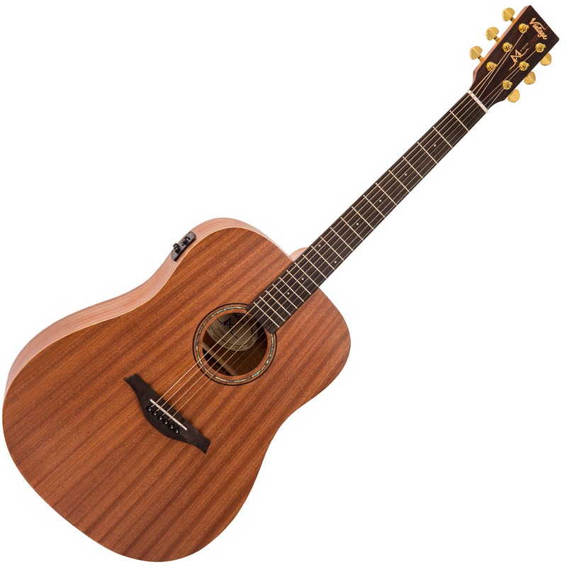 vintage-mahogany-series-dreadnought-electro-acoustic-guitar-satin-mahogany Vintage Mahogany Series 'Dreadnought' Electro-Acoustic Guitar ~ Satin Mahogany