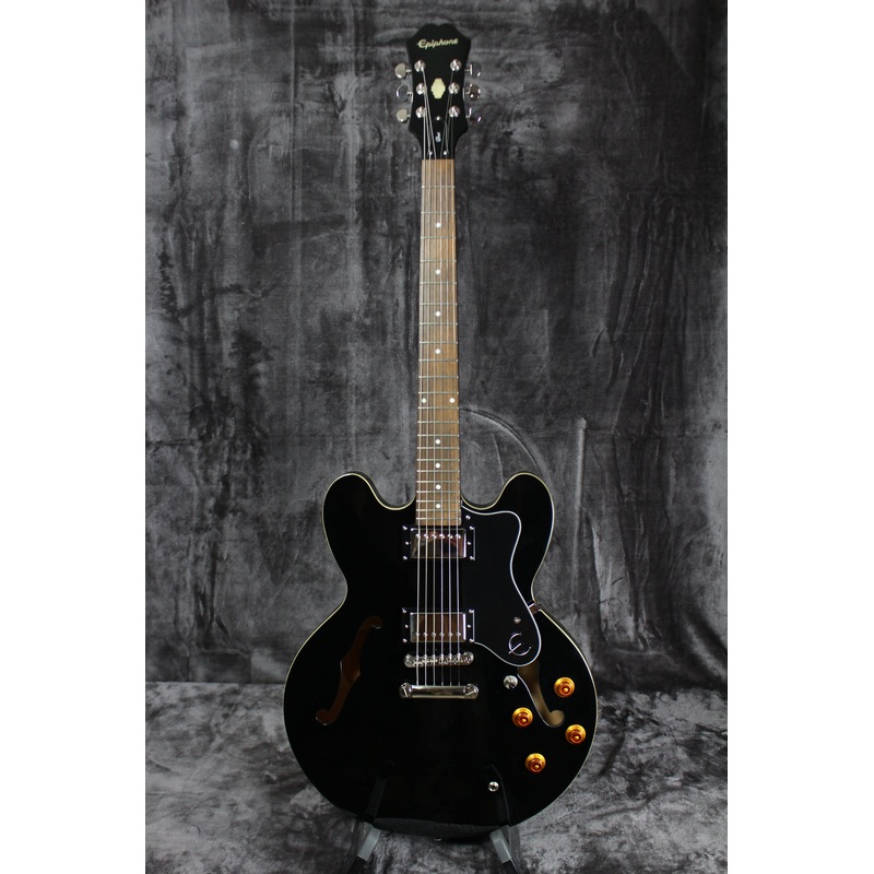2012-epiphone-dot-ebony 2012 Epiphone Dot Ebony