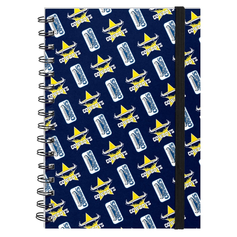 nrl-north-queensland-cowboys-hardcover-a5-spiral-notebook NRL - North Queensland Cowboys Hardcover A5 Spiral Notebook