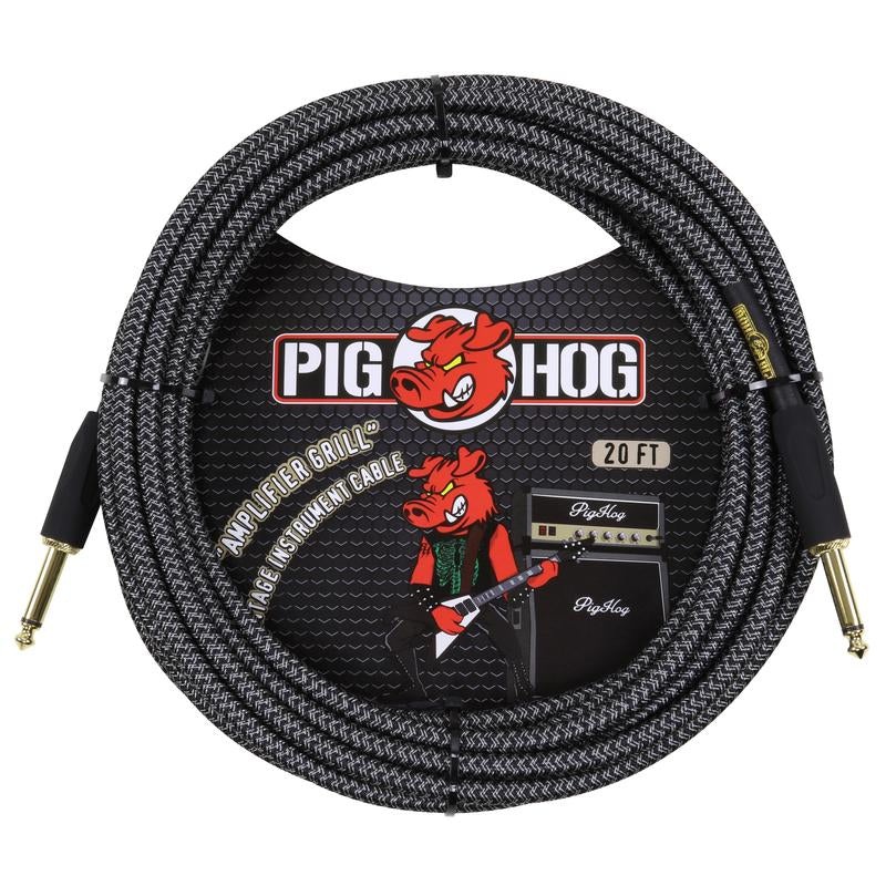 pig-hog-amp-grill-woven-instrument-cable-20ft Pig Hog Amp Grill Woven Instrument Cable 20ft