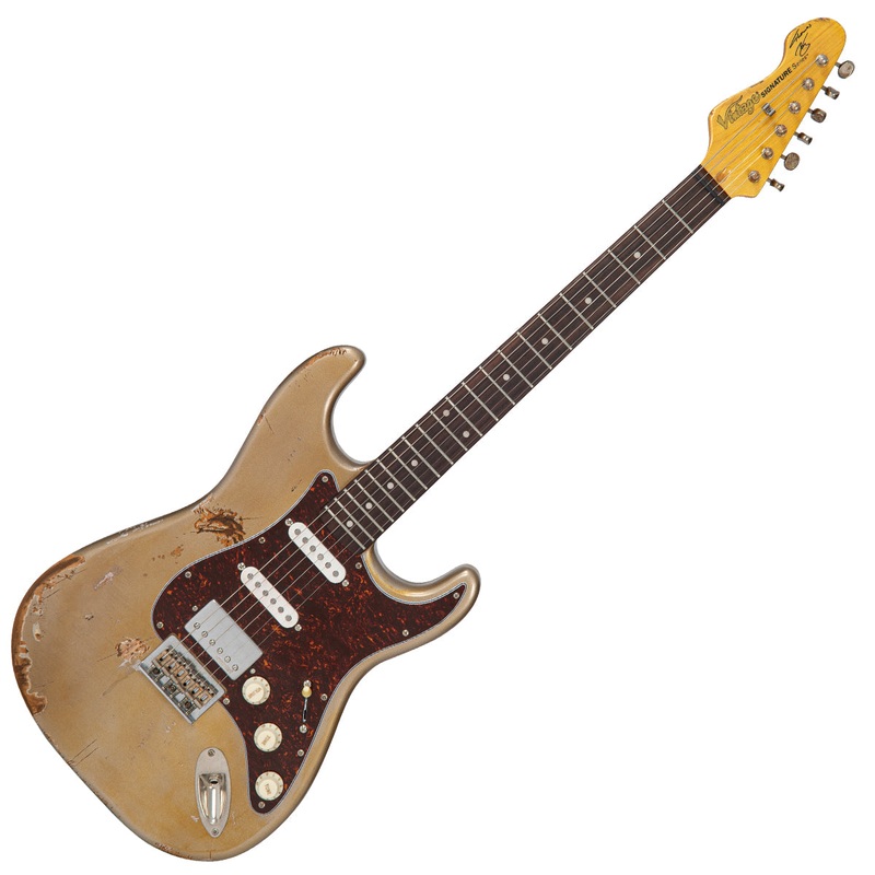 vintage-v6-proshop-custom-build-electric-guitar-distressed-shoreline-gold-contact-randtmusic-co-uk Vintage V6 ProShop Custom-Build Electric Guitar ~ Distressed Shoreline Gold (Contact: randtmusic.co.uk)
