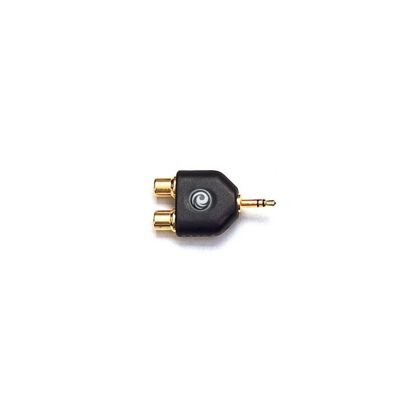 d-addario-1-8-inch-male-stereo-to-dual-rca-female-adaptor D'Addario 1/8 Inch Male Stereo to Dual RCA Female Adaptor