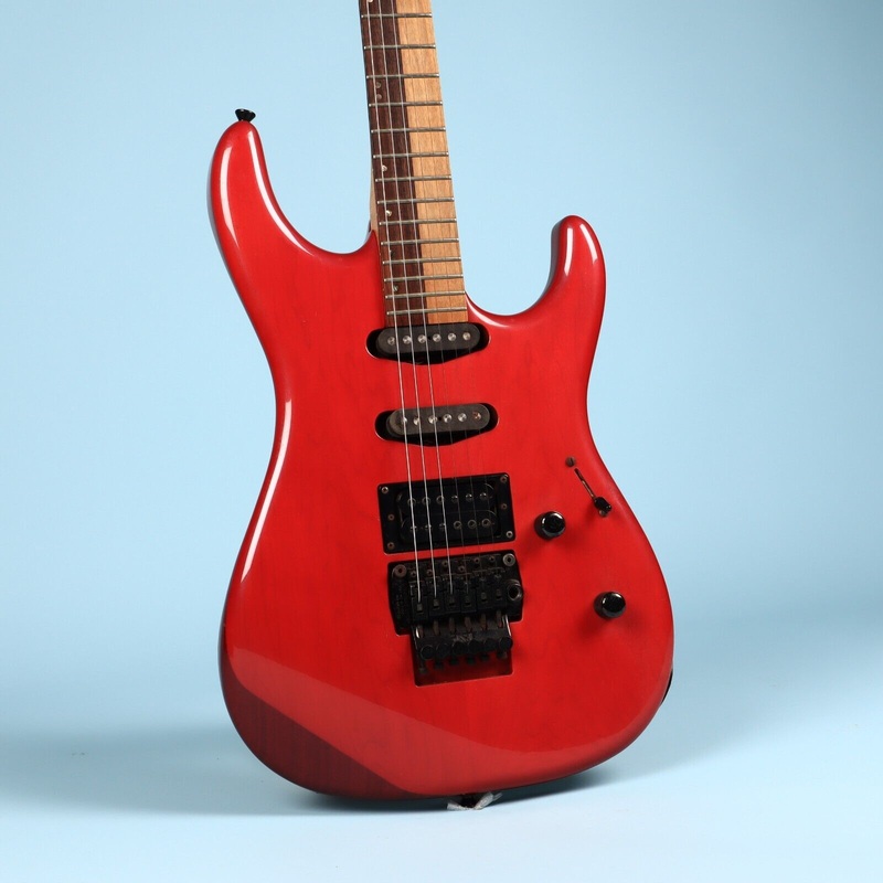 esp-edwards-vision-alpha-electric-guitar-trans-red ESP Edwards Vision Alpha Electric Guitar Trans Red
