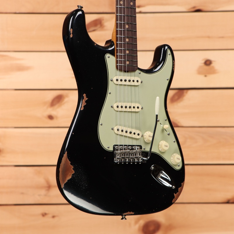 fender-custom-shop-righteous-reissue-late-1962-stratocaster-relic-aged-black-sparkle Fender Custom Shop Righteous Reissue Late 1962 Stratocaster Relic - Aged Black Sparkle