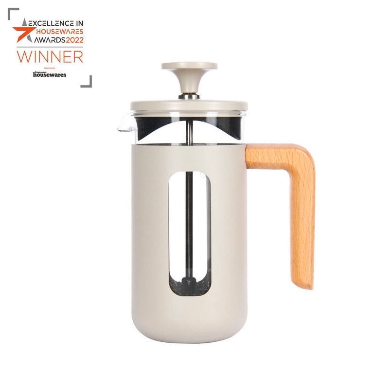 la-cafetiere-pisa-3-cup-350ml-stainless-steel-glass-french-press-latte La Cafetiere Pisa 3-Cup 350ml Stainless Steel/Glass French Press (Latte)