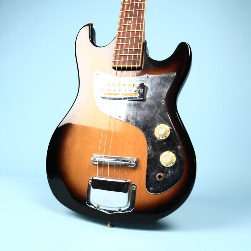 decca-dmi-199-teisco-short-scale-electric-guitar Decca DMI 199 Teisco Short Scale Electric Guitar