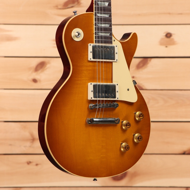 gibson-1958-les-paul-standard-reissue-vos-lemon-burst Gibson 1958 Les Paul Standard Reissue VOS - Lemon Burst