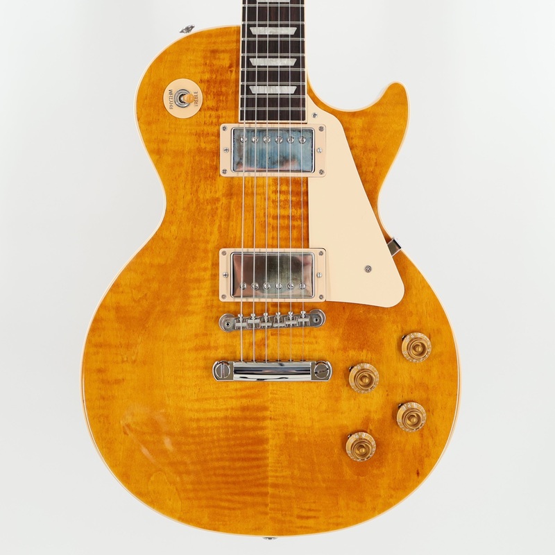 gibson-les-paul-standard-50s-figured-top-guitar-w-gibson-hardshell-case-honey-amber Gibson Les Paul Standard 50s Figured Top Guitar w/ Gibson Hardshell Case - Honey Amber