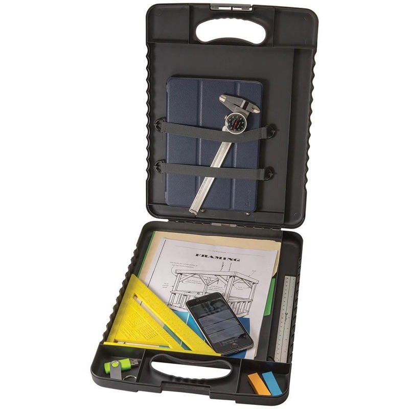marbig-heavy-duty-tablet-storage-clipboard-charcoal Marbig Heavy Duty Tablet Storage Clipboard Charcoal