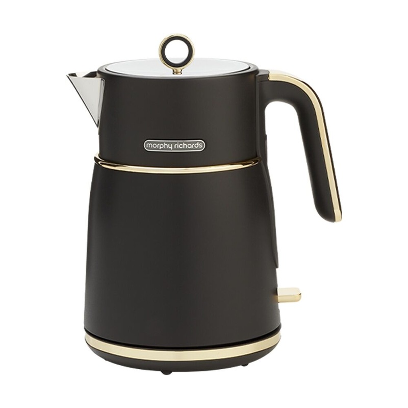 morphy-richards-signature-soft-gold-kettle-2200w-1-5l-360-base-matte-black Morphy Richards Signature Soft Gold Kettle 2200W 1.5L 360 Base (Matte Black)