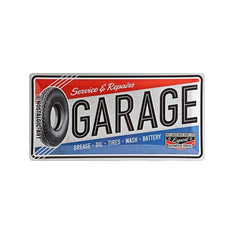 nostalgic-art-garage-wall-decor-25x50cm-metal-long-sign-plaque Nostalgic-Art Garage Wall Decor 25x50cm Metal Long Sign Plaque