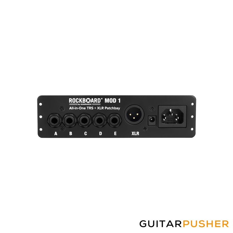 rockboard-by-warwick-mod1-v2-trs-xlr-iec-dc-patchbay Rockboard by Warwick MOD1 v2 - TRS, XLR, IEC & DC Patchbay