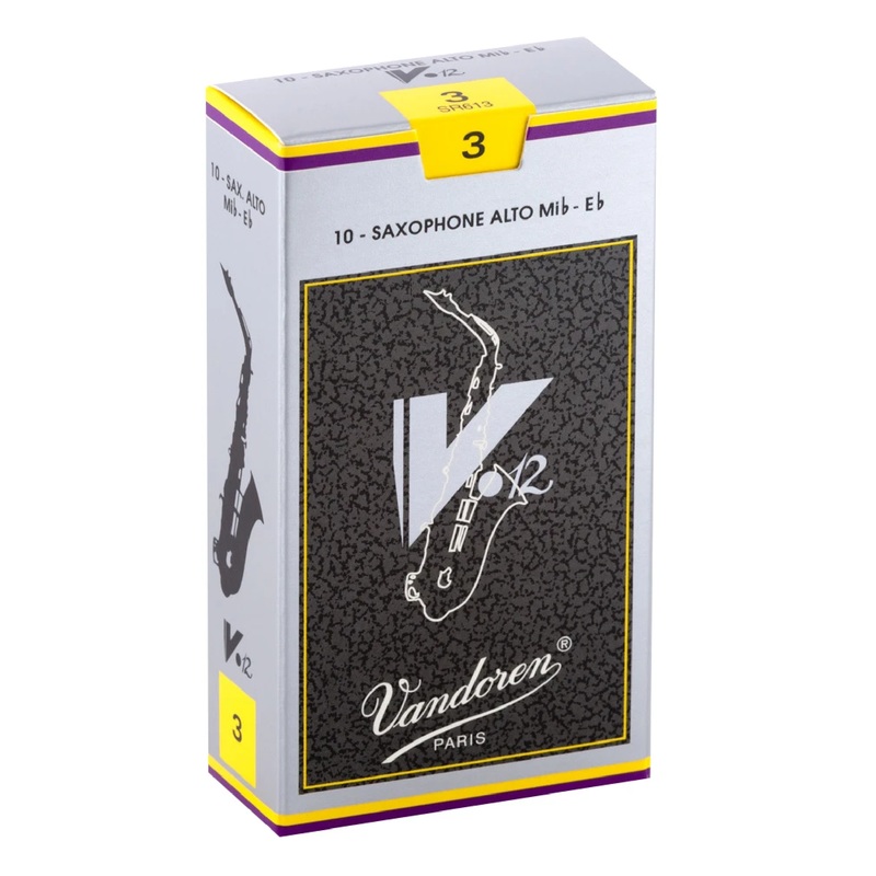 vandoren-sr613-v-12-alto-sax-reeds-strength-3-box-of-10 Vandoren SR613 V-12 Alto Sax Reeds - Strength 3 (Box of 10)