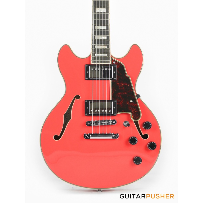 d-angelico-premier-mini-dc-fiesta-red-electric-guitar D'Angelico Premier Mini DC Fiesta Red Electric Guitar
