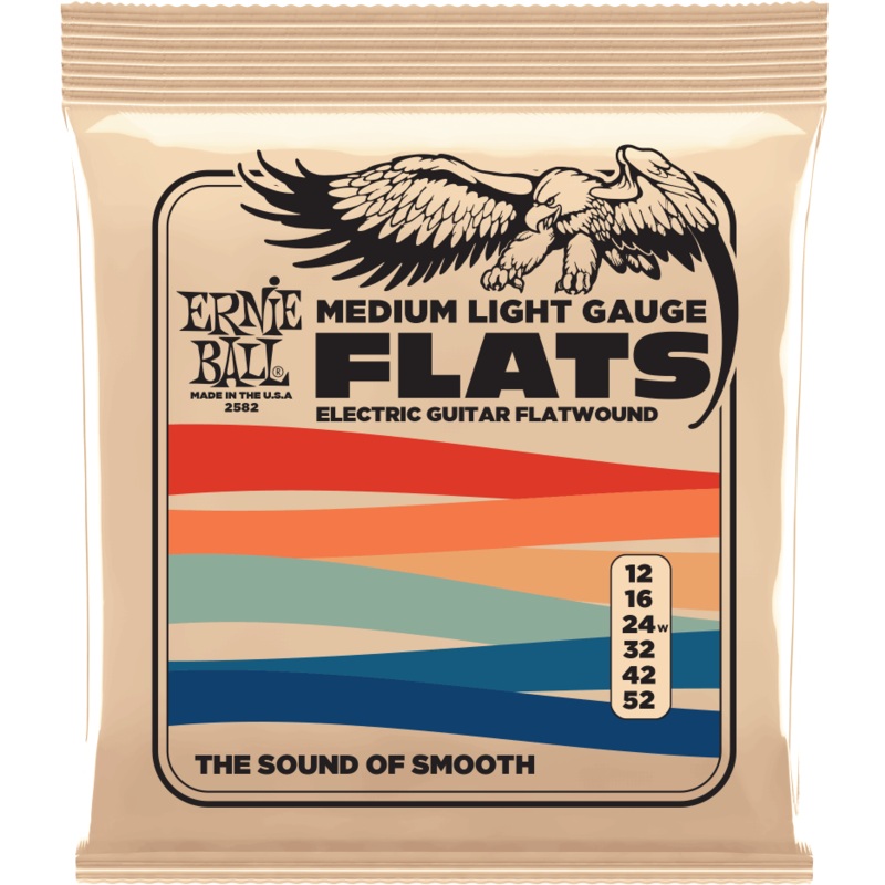 ernie-ball-p02582-flatwound-electric-guitar-strings-med-light-12-52 Ernie Ball P02582 Flatwound Electric Guitar Strings, Med-Light, 12-52
