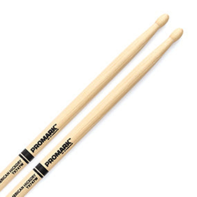 promark-american-hickory-747-rock-wood-tip-drumsticks Promark American Hickory 747 Rock Wood Tip Drumsticks