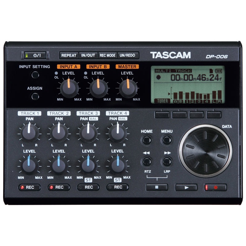 tascam-dp-006-compact-digital-6-track-recorder-w-built-in-microphones Tascam DP-006 Compact Digital 6-Track Recorder w/ Built-In Microphones