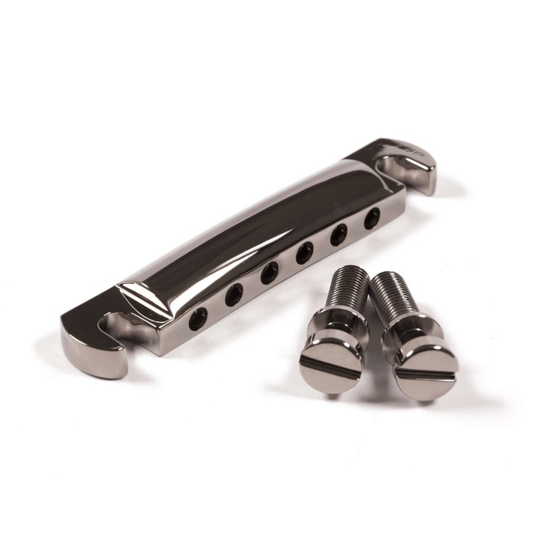 tone-ninja-class-a-standard-stop-bar-tailpiece-us-made-black-nickel Tone Ninja Class-A Standard Stop Bar Tailpiece, US Made, Black Nickel