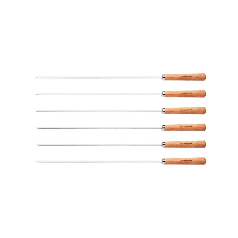 tramontina-6-pieces-stainless-steel-churrasco-50cm-skewer-set Tramontina 6-Pieces Stainless Steel Churrasco 50cm Skewer Set