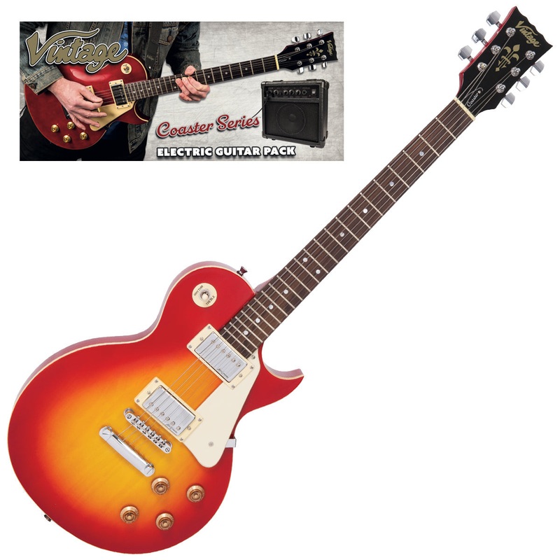 vintage-v10-coaster-series-electric-guitar-pack-cherry-sunburst Vintage V10 Coaster Series Electric Guitar Pack ~ Cherry Sunburst