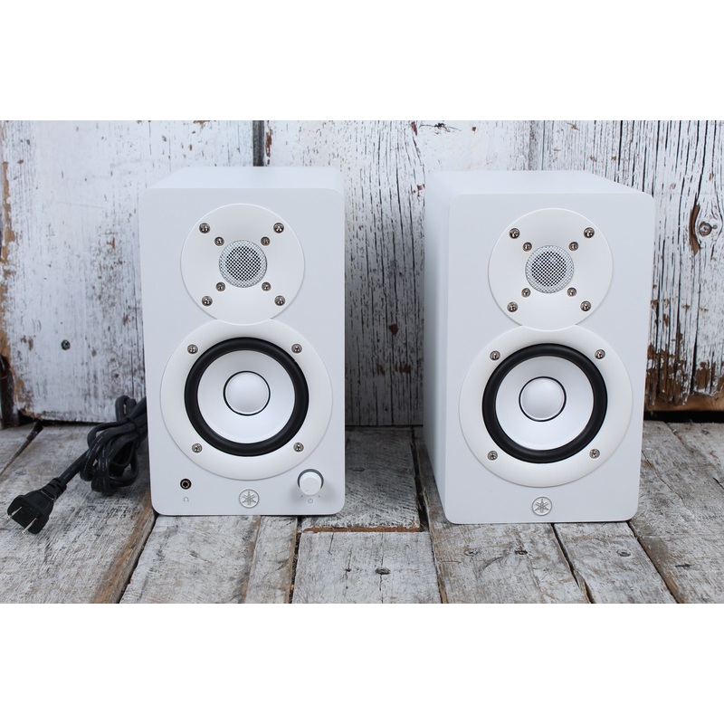 yamaha-hs3-pair-of-two-powered-studio-monitor-bi-amp-2-way-active-speakers-white Yamaha HS3 PAIR OF TWO Powered Studio Monitor Bi Amp 2 Way Active Speakers White