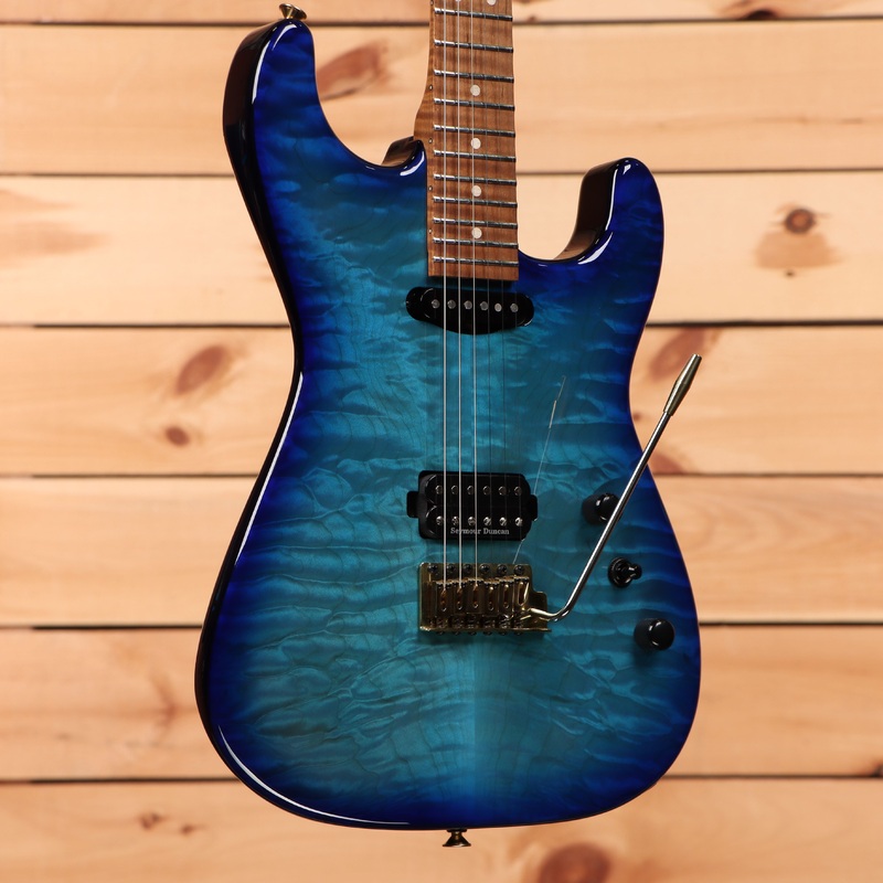 charvel-usa-custom-shop-san-dimas-hs-ct-qmt-chlorine-burst Charvel USA Custom Shop San Dimas HS CT QMT - Chlorine Burst