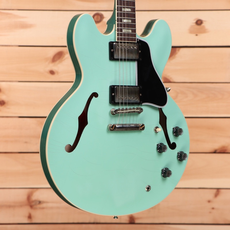 gibson-psl-1964-es-335-ultra-light-aged-kerry-green-two-tone Gibson PSL 1964 ES-335 Ultra Light Aged - Kerry Green Two Tone