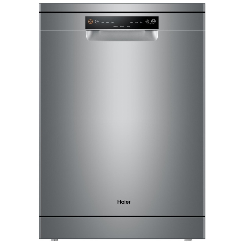 haier-hdw13v1s1-13-place-setting-freestanding-dishwasher-satina Haier HDW13V1S1 13-Place Setting Freestanding Dishwasher (Satina)
