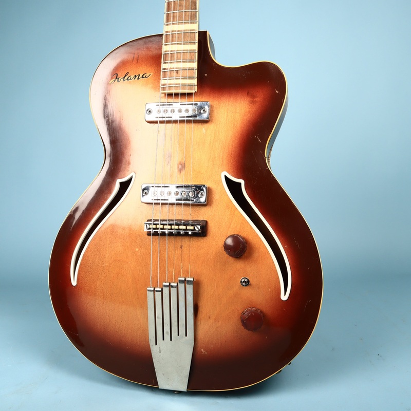 jolana-neoton-archtop-electric-guitar-made-in-czechoslovakia Jolana Neoton Archtop Electric Guitar, Made in Czechoslovakia