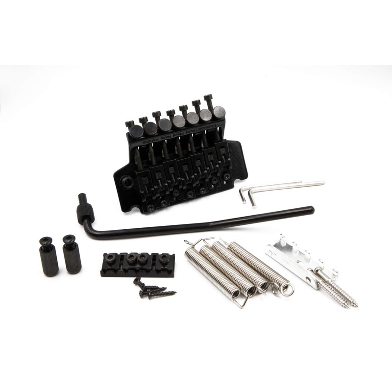 licensed-floyd-rose-double-locking-7-string-trem-kit-w-nut-black Licensed Floyd Rose Double Locking 7 String Trem kit w/nut, Black
