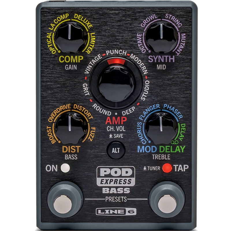 line-6-pod-express-bass-pod-express-bass-effects-processor Line 6 POD-EXPRESS-BASS POD Express Bass Effects Processor