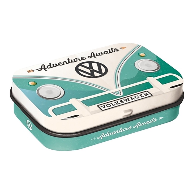 nostalgic-art-pocket-mint-box-with-mints-vw-bulli-adventure-awaits-4x6x2cm Nostalgic-Art Pocket Mint Box with Mints VW Bulli Adventure Awaits 4x6x2cm