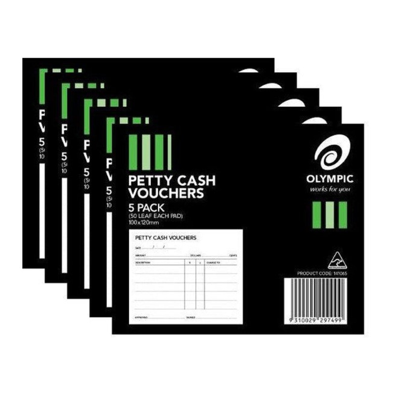 olympic-petty-cash-voucher-pad-50-leaf-141065-pack-of-5 Olympic Petty Cash Voucher Pad 50 Leaf 141065 Pack of 5