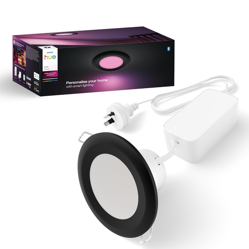 philips-hue-akari-wca-90mm-down-light-with-bluetooth-black Philips Hue Akari WCA 90mm Down Light with Bluetooth (Black)