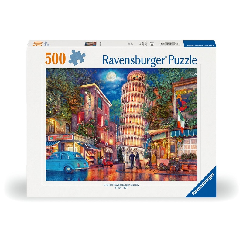 ravensburger-500pc-evening-in-pisa-puzzle Ravensburger 500pc Evening in Pisa Puzzle