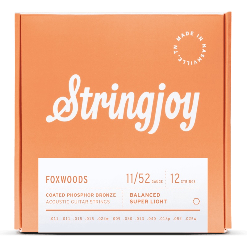 stringjoy-foxwoods-12-string-11-52-coated-phos-bronze-strings Stringjoy Foxwoods 12 String (11-52) Coated Phos bronze Strings