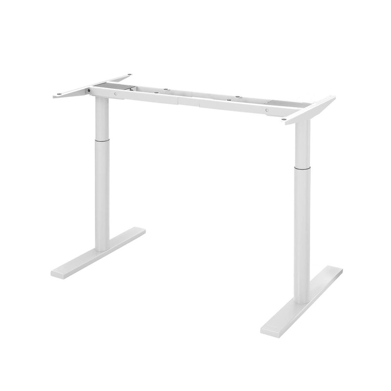 artiss-standing-desk-frame-only-motorised-dual-motor-white Artiss Standing Desk Frame Only Motorised Dual Motor White