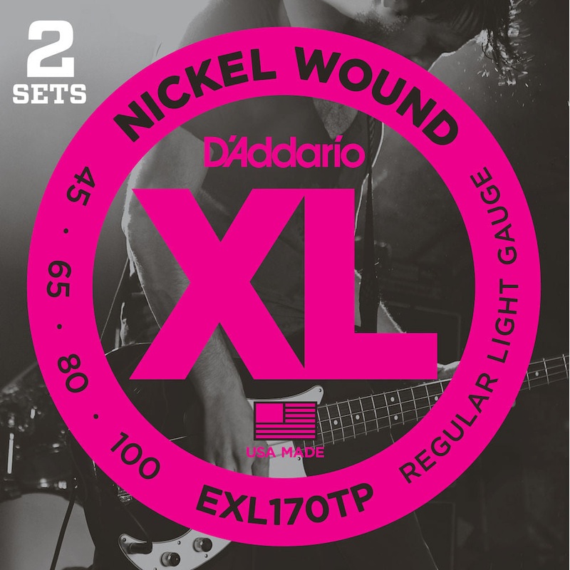d-addario-exl170tp-nickel-wound-bass-strings-light-45-100-2-sets-long-scale D'Addario EXL170TP Nickel Wound Bass Strings Light 45-100 2 Sets Long Scale