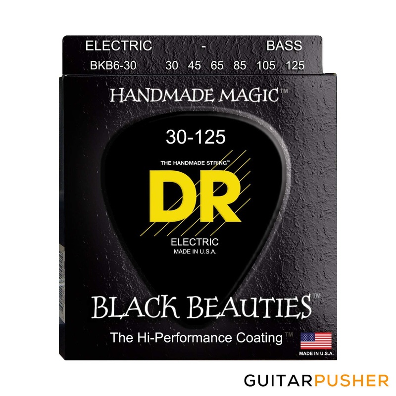 dr-bkb6-30-black-beauties-6-string-k3-coated-medium-bass-strings-45-125-30-45-65-85-105-125 DR BKB6-30 Black Beauties 6-String K3 Coated Medium Bass Strings 45-125 (30 45 65 85 105 125)