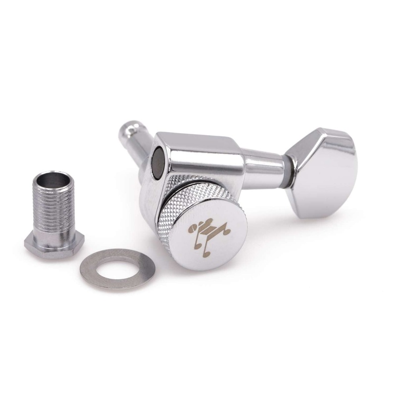 genuine-tone-ninja-2-pin-locking-tuners-20-1-chrome-3x3 Genuine Tone Ninja 2-pin locking tuners 20:1, Chrome, 3x3