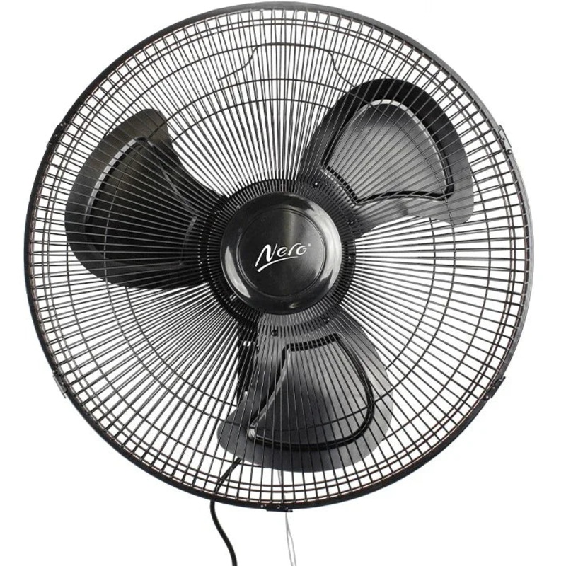 nero-black-industrial-wall-mount-fan-45cm-aluminium-blades-3-speed Nero Black Industrial Wall Mount Fan 45cm Aluminium Blades 3 Speed