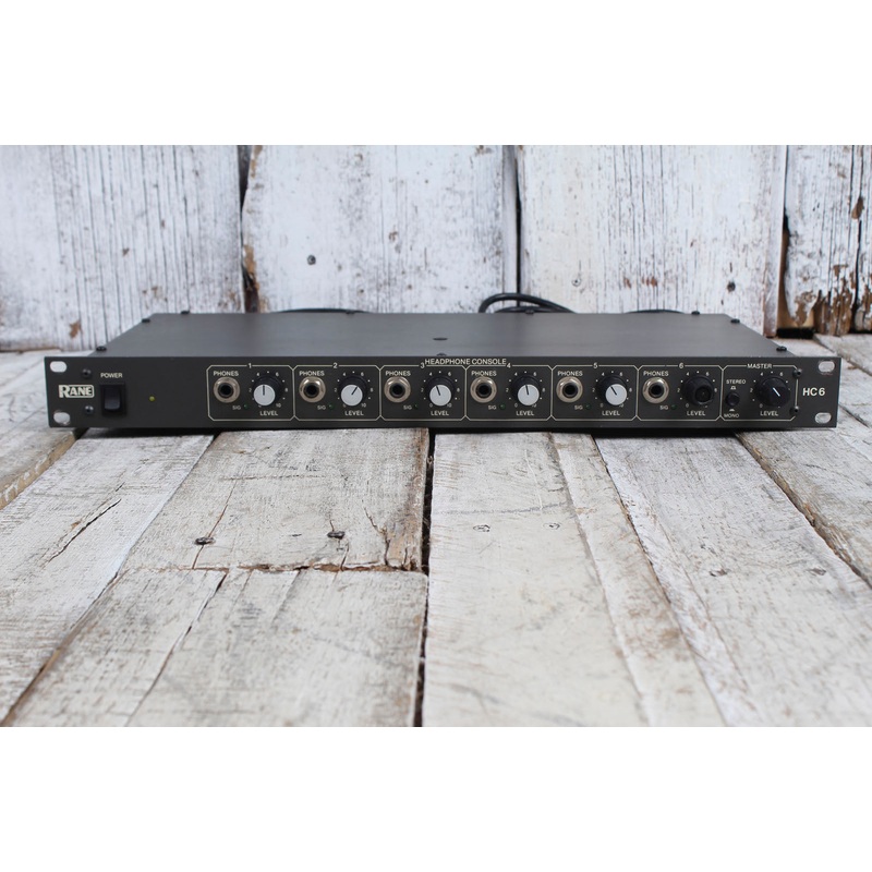 rane-hc6-headphone-console-6-channel-headphone-console-amplifier Rane HC6 Headphone Console 6 Channel Headphone Console Amplifier