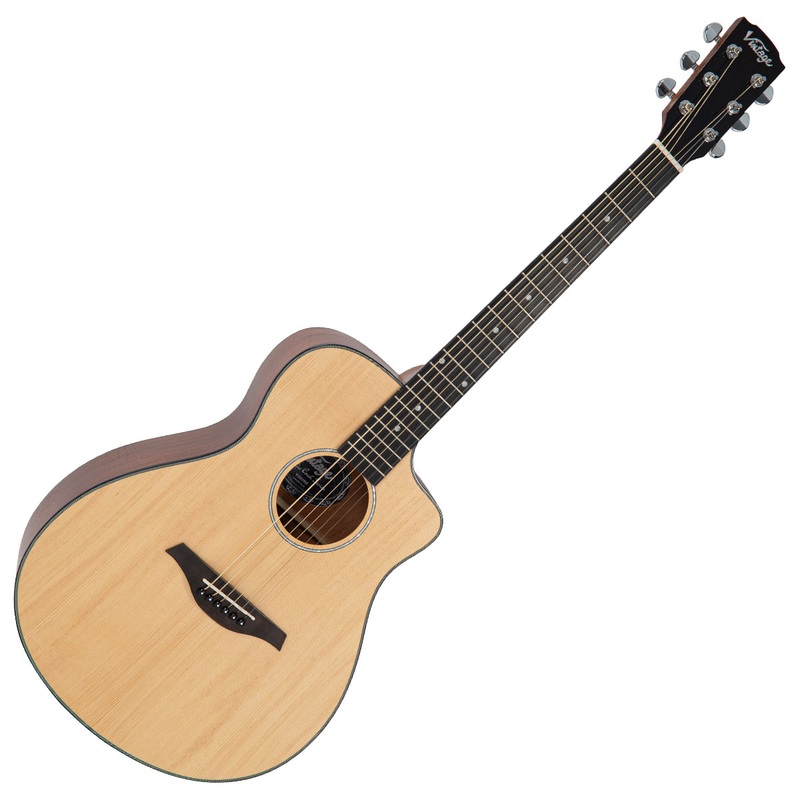 vintage-pacific-coast-series-acoustic-guitar-natural-spruce Vintage Pacific Coast Series Acoustic Guitar ~ Natural Spruce