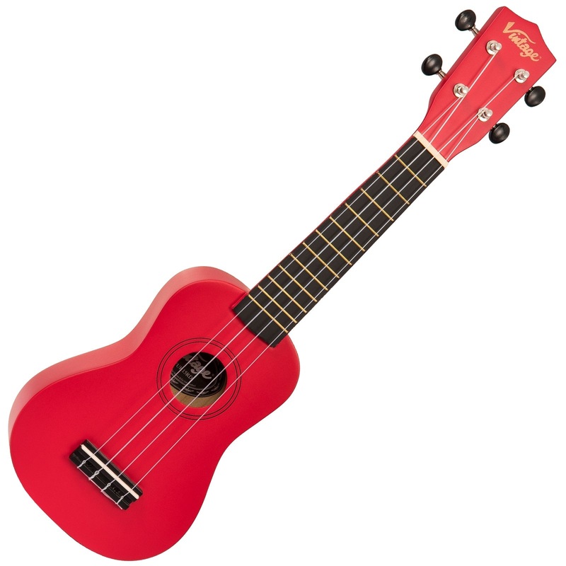 vintage-soprano-ukulele-satin-red Vintage Soprano Ukulele ~ Satin Red