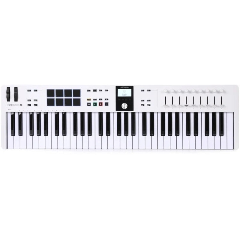 arturia-keylab61-ess-3-wh-61-key-keylab-essential-3-keyboard-controller-white Arturia KEYLAB61-ESS-3-WH 61-Key KeyLab Essential 3 Keyboard Controller, White