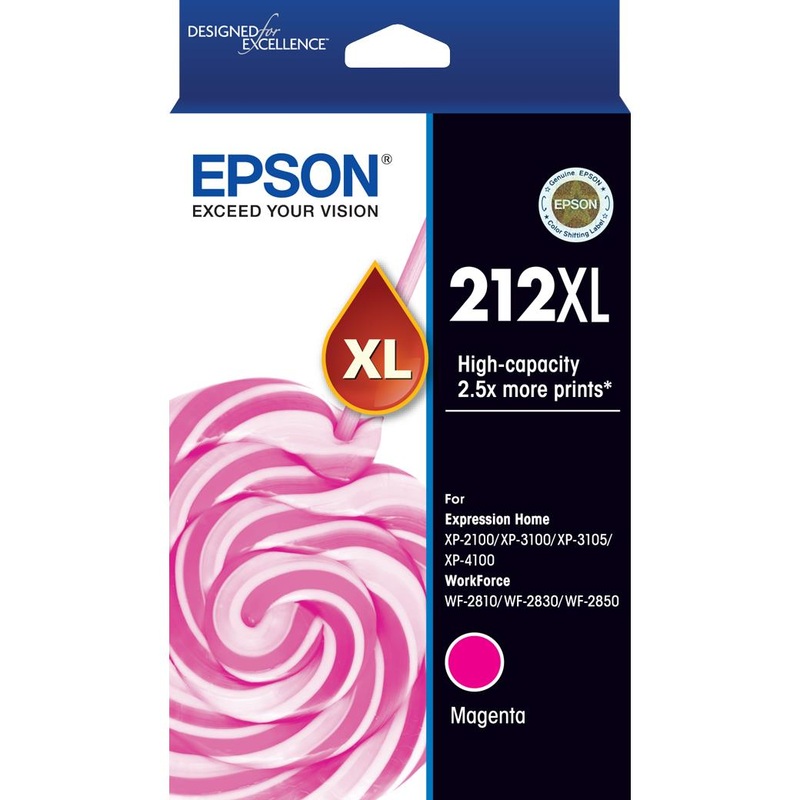 epson-212xl-high-capacity-ink-cartridge-magenta Epson 212XL High Capacity Ink Cartridge (Magenta)