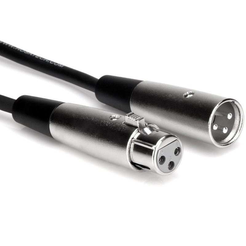 hosa-xlr-102-balanced-interconnect-xlr3f-to-xlr3m-2-ft-loc-3a Hosa XLR-102 Balanced Interconnect XLR3F to XLR3M 2 ft (Loc:3A)