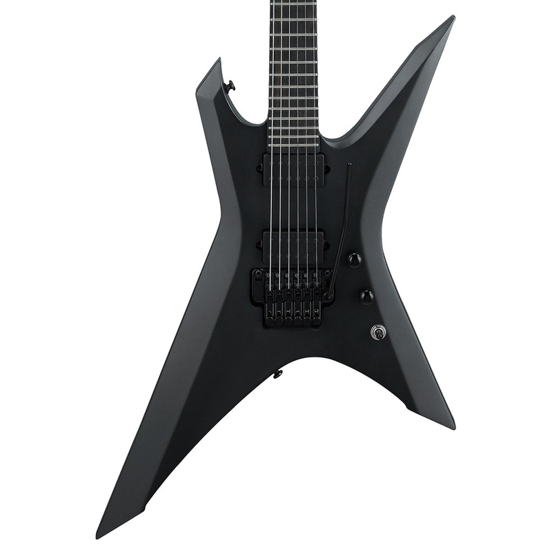 ibanez-xptb620-iron-label-xiphos-guitar-w-dimarzio-pickups-black-flat Ibanez XPTB620 Iron Label Xiphos Guitar w/ Dimarzio Pickups - Black Flat